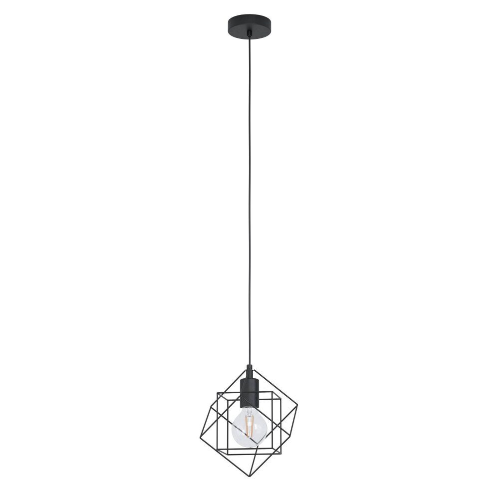 Eglo STRAITON Lámpara Colgante Negro, 1 luz main product photo