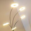 Reality Rennes Lámpara de pie LED Cromo, 5 luces
