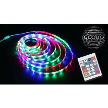 Globo LED BAND Tira LED, 150 luces, Cambia de color