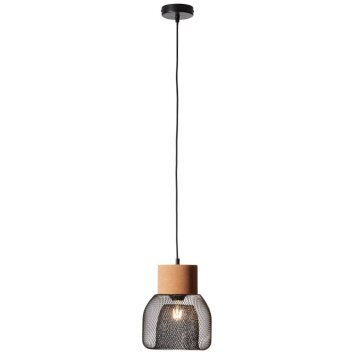 Lámpara Colgante Brilliant Flaka Negro, 1 luz