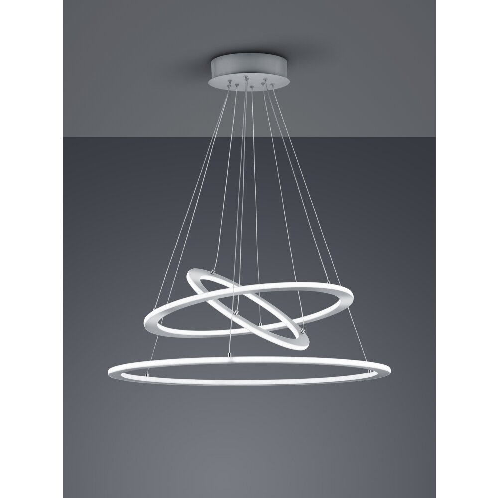Trio Durban Lámpara Colgante LED Níquel-mate, 1 luz main product photo