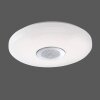 Leuchten-Direkt PELVO Lámpara de techo LED Blanca, 1 luz, Mando a distancia, Cambia de color