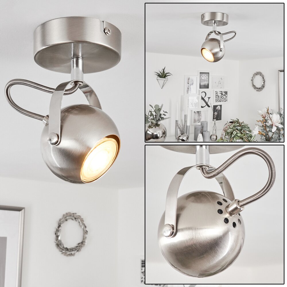 Gadmen Lámpara de Techo Cromo, Níquel-mate, 1 luz main product photo
