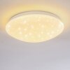 Norton Star Lámpara de Techo LED Blanca, 1 luz, Mando a distancia, Cambia de color