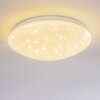 Norton Star Lámpara de Techo LED Blanca, 1 luz, Mando a distancia, Cambia de color