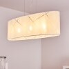 Corfu Lámpara Colgante Plata, 3 luces