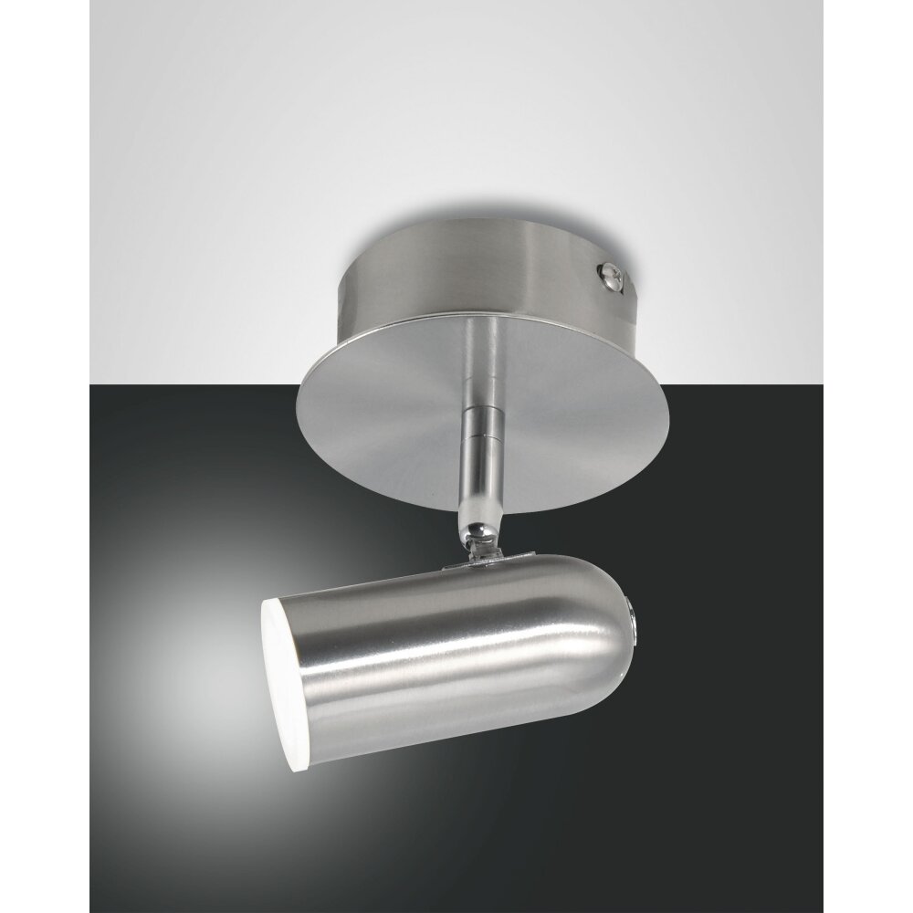 Fabas Luce Spotty Lámpara de Techo LED Níquel-mate, 1 luz main product photo