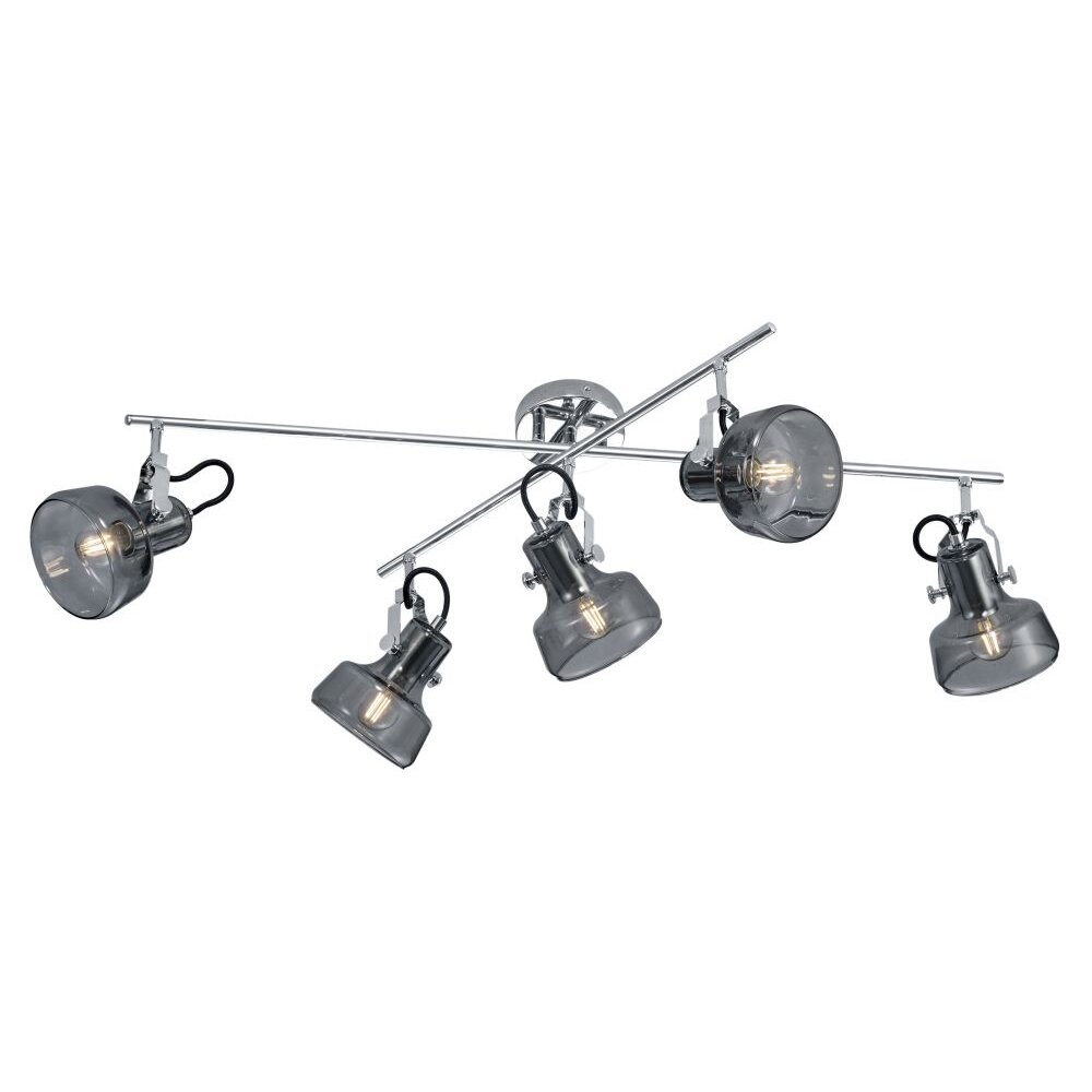 Trio Leuchten KOLANI Lámpara de Techo Cromo, 5 luces main product photo