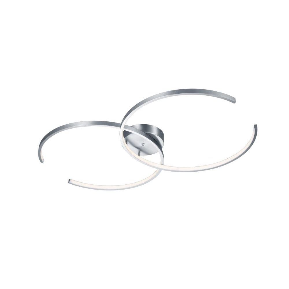 Lámpara de Techo Trio Leuchten WIZ CITIZEN LED Níquel-mate, 2 luces, Mando a distancia, Cambia de color main product photo