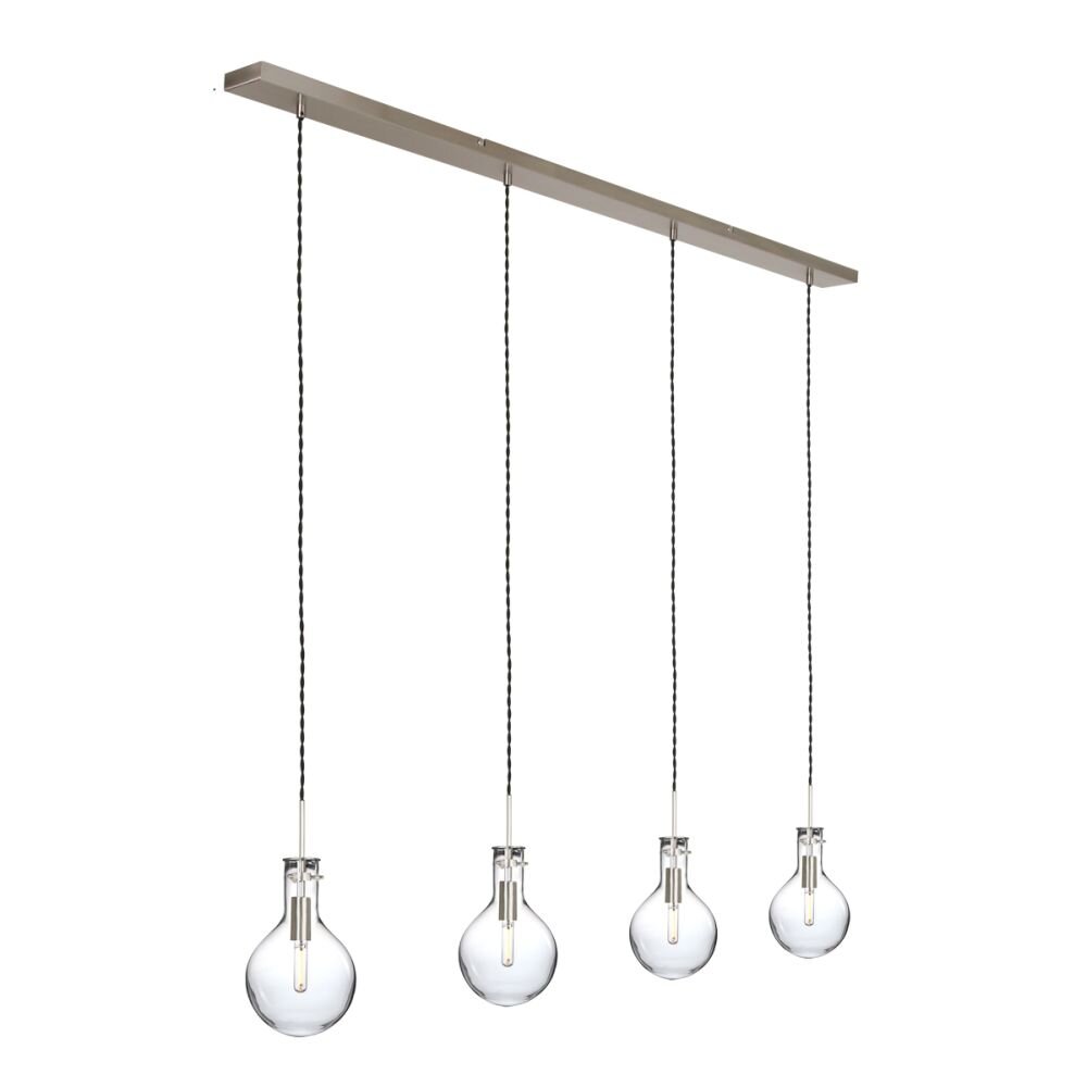 Steinhauer Elegance Lámpara Colgante Transparente, claro, 4 luces main product photo