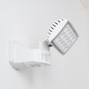 Loit Aplique para exterior LED Blanca, 1 luz, Sensor de movimiento