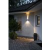 Konstsmide Imola Aplique LED Gris, 2 luces