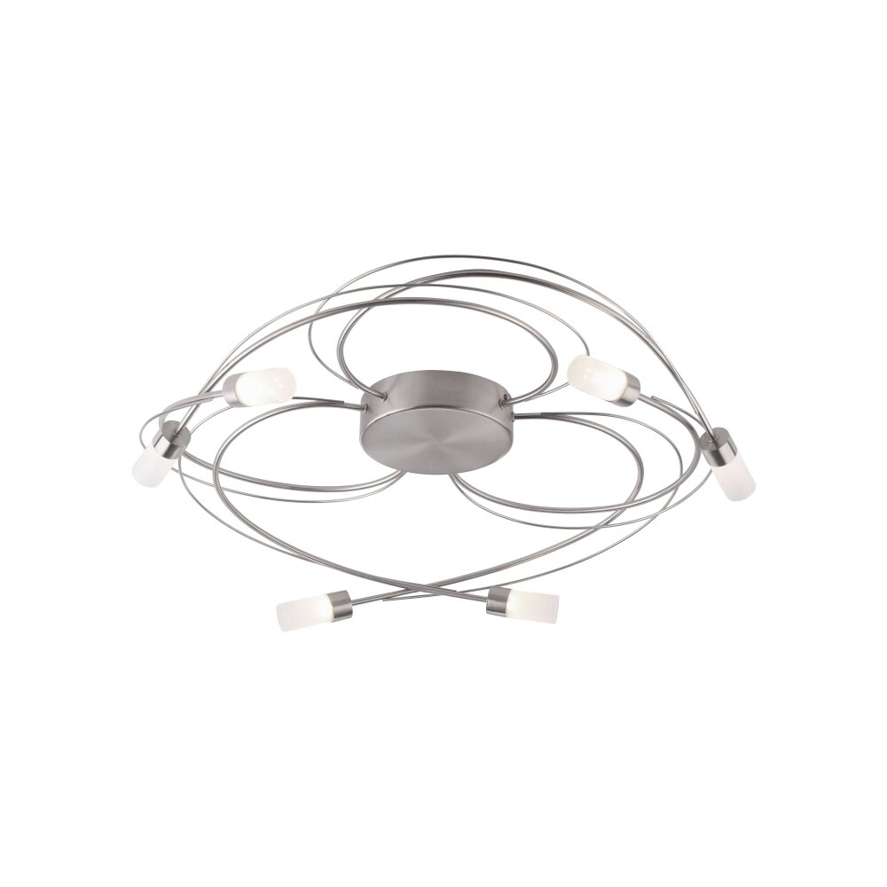 Paul Neuhaus NELIA Lámpara de Techo LED Acero inoxidable, 6 luces main product photo