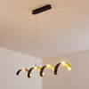 Rezat Lámpara Colgante LED Negro-dorado, 1 luz