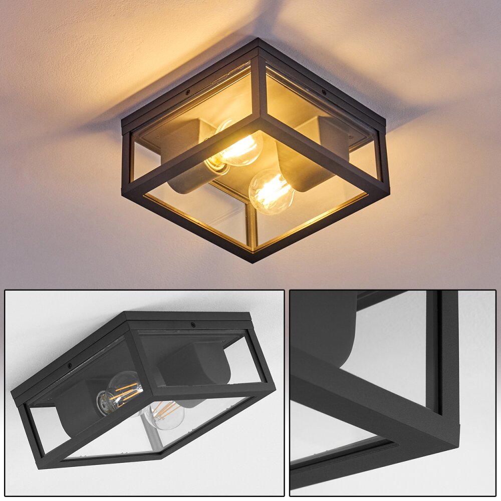 Kiwalik Lámpara de techo para exterior Antracita, 1 luz main product photo