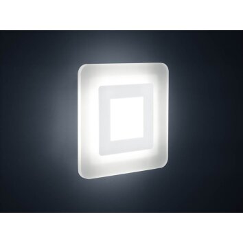 Helestra WES Lámpara de techo LED Blanca, 1 luz