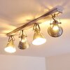 Berkeley Lámpara de Techo Madera clara, Galvanizado, 4 luces