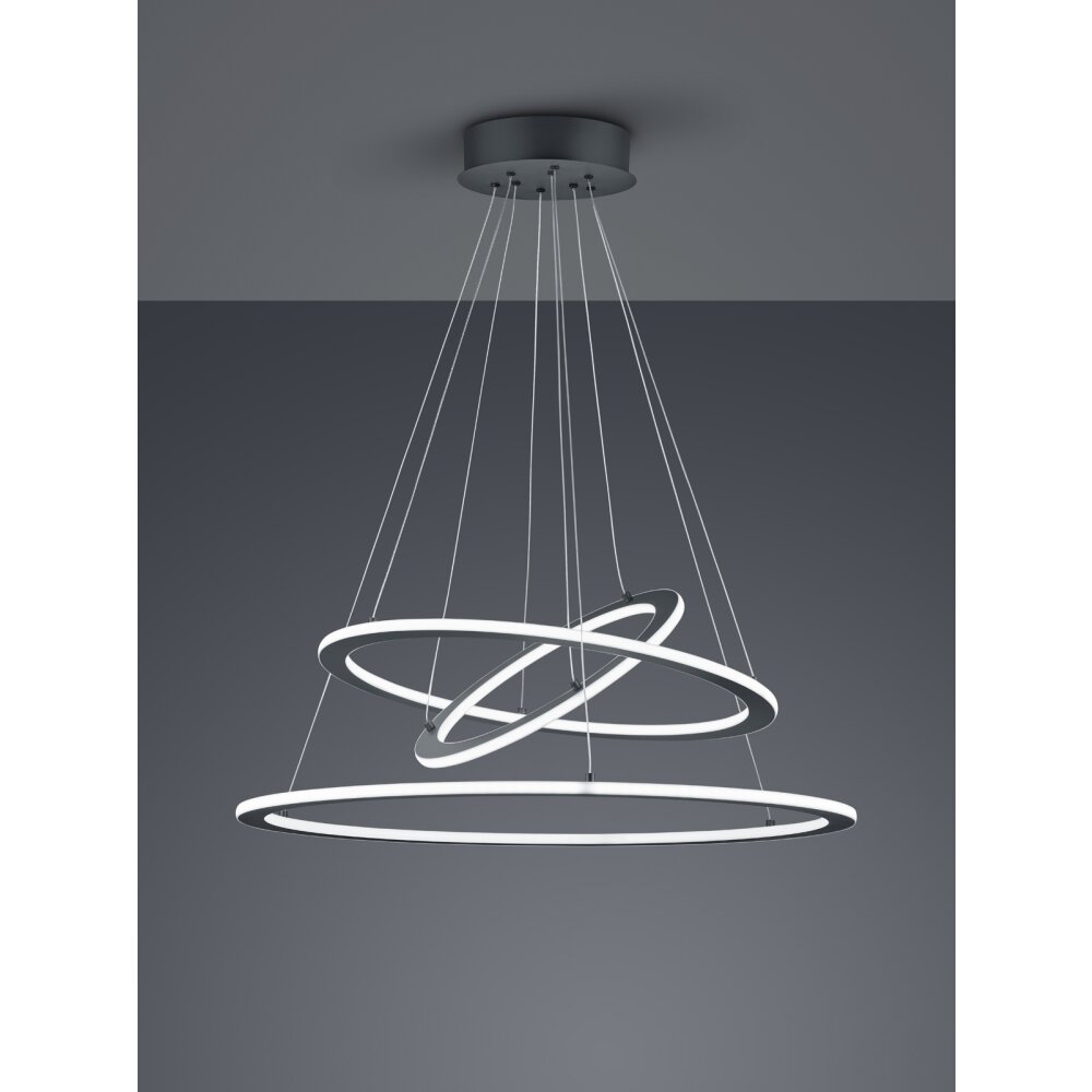 Trio Durban Lámpara Colgante LED Antracita, 1 luz main product photo