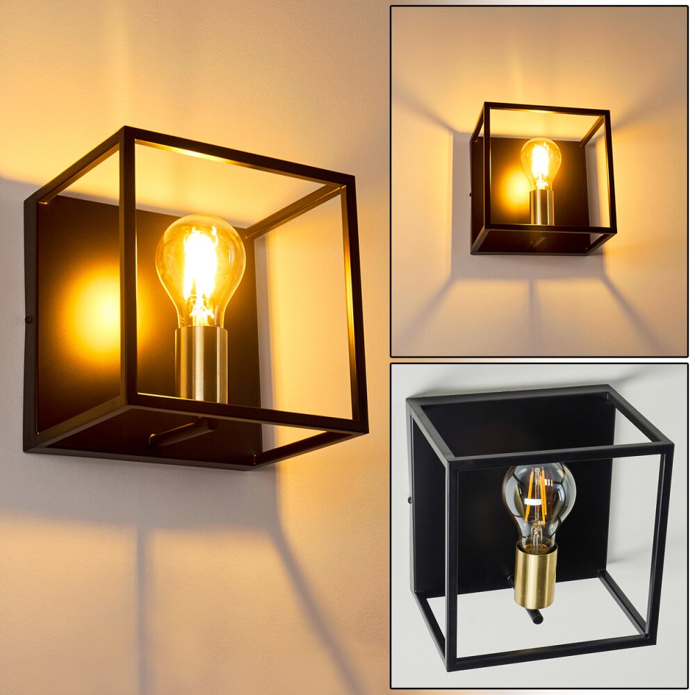 Ibusuki Aplique dorado, Latón, Negro, 1 luz main product photo
