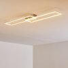 Ceva Lámpara de Techo LED Plata, 2 luces, Mando a distancia