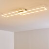 Ceva Lámpara de Techo LED Plata, 2 luces, Mando a distancia