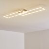 Ceva Lámpara de Techo LED Plata, 2 luces, Mando a distancia