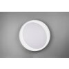Reality Zeta Lámpara de Techo LED Gris, 1 luz, Mando a distancia