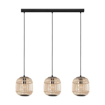 EGLO BORDESLEY Lámpara Colgante Negro, 3 luces