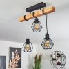 Barbengo Lámpara de Techo Negro, 3 luces