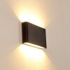 Marsh Aplique para exterior LED Negro, 2 luces