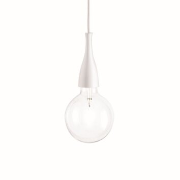 Ideal Lux MINIMAL Lámpara Colgante Blanca, 1 luz