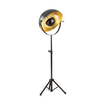 Ideal Lux STAGE Lámpara de Pie dorado, Negro, 1 luz