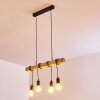 Barbengo Lámpara Colgante Negro, 4 luces