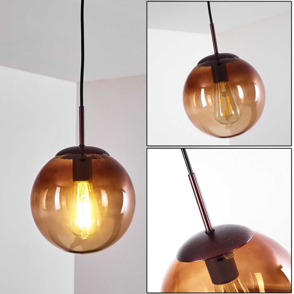 Degevos Lámpara Colgante Marrón, 1 luz main product photo