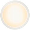 Brilliant Abie Lámpara de Techo LED Blanca, 1 luz, Mando a distancia, Cambia de color