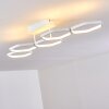 Halmstad Lámpara de Techo LED Blanca, 1 luz