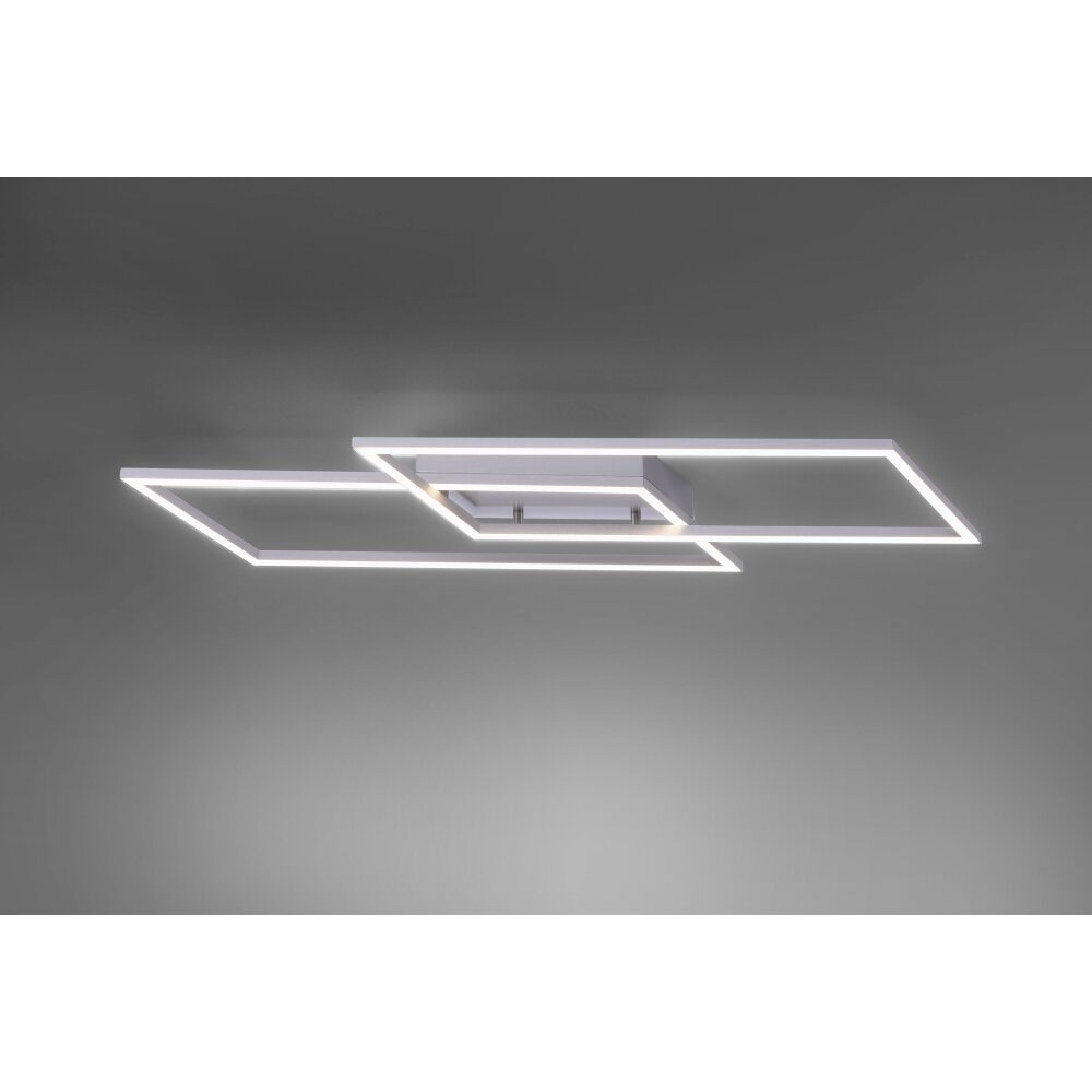 Paul Neuhaus INIGO Lámpara de Techo LED Acero inoxidable, 2 luces main product photo