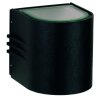 Albert 2308 Aplique para exterior LED Negro, 2 luces