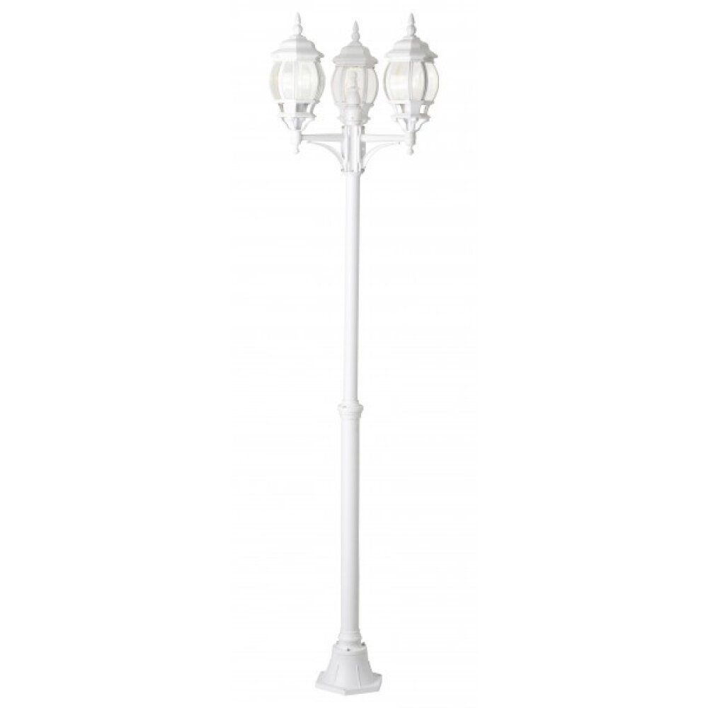 Brilliant Istria Lámpara de pie para exterior Blanca, 3 luces main product photo