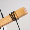 Barbengo Lámpara Colgante Madera clara, Negro, 4 luces