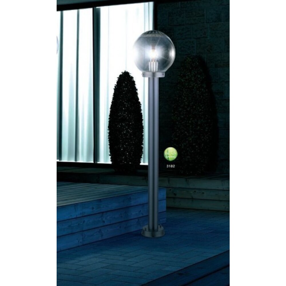 Globo BOWLE II Lámpara para exterior Acero inoxidable, Transparente, claro, 1 luz main product photo