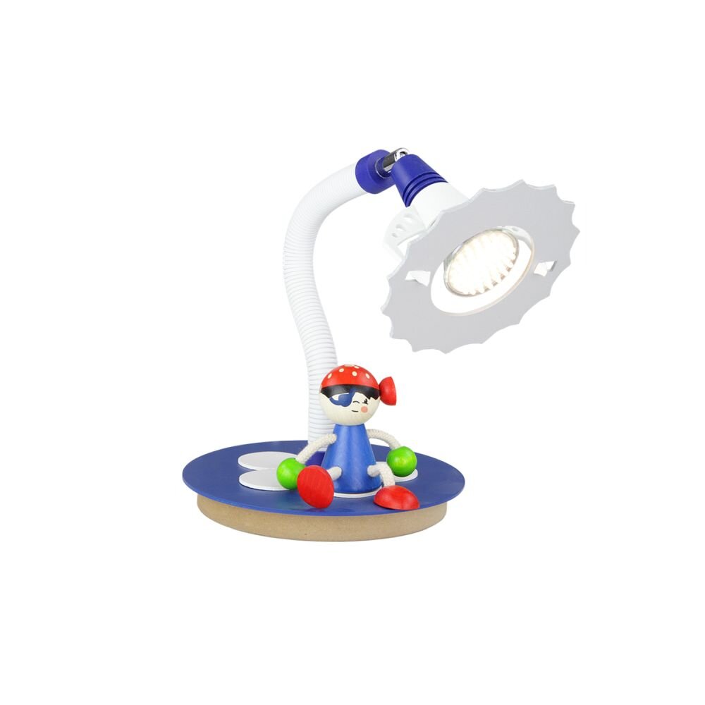 Elobra JACK Lámpara de Mesa Azul, 1 luz main product photo