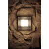 Konstsmide SANREMO Aplique para exterior LED Acero inoxidable, Transparente, claro, 9 luces