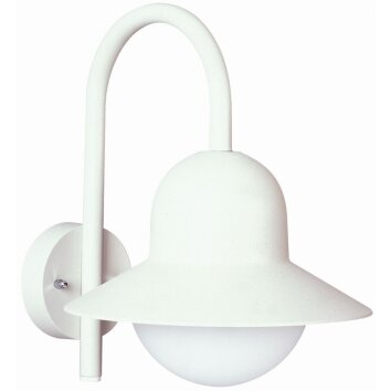 Albert 662 Aplique para exterior Blanca, 1 luz