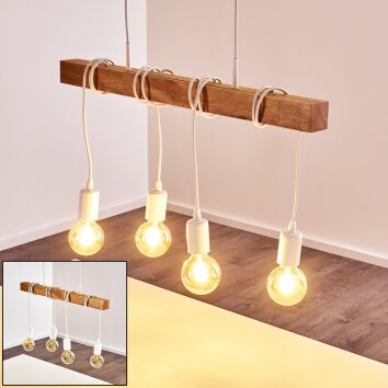 Barbengo Lámpara Colgante Negro, 4 luces