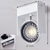 Grytgol Lámpara de Techo Blanca, 1 luz