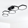 Halmstad Lámpara de Techo LED Negro, 1 luz