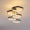 Halmstad Lámpara de Techo LED Negro, 1 luz