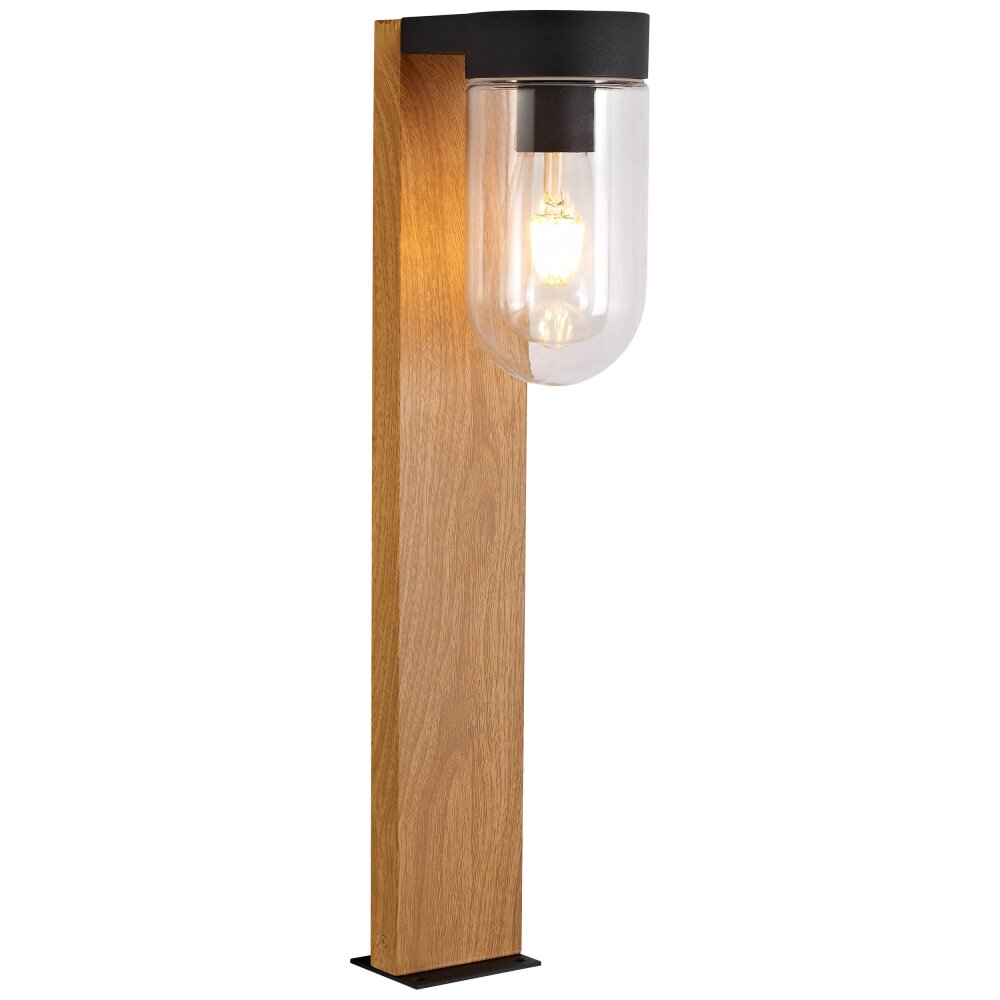 Brilliant Cabar Poste de Jardín Madera oscura, Negro, 1 luz main product photo