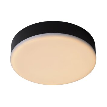 Lucide CERES-LED Lámpara de Techo Negro, 1 luz